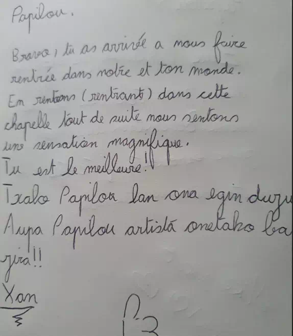 troisième commentaire sur livre d'or